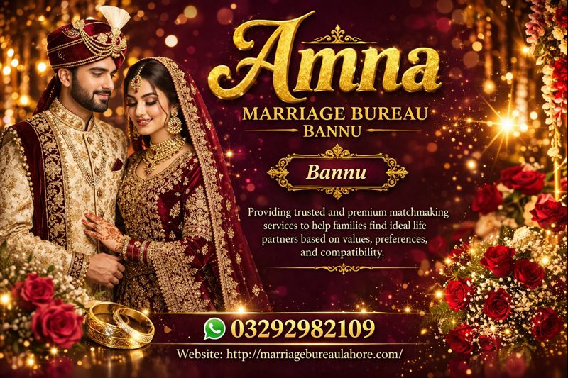 Top Marriage Bureau Bannu with 5000+ Registered Members