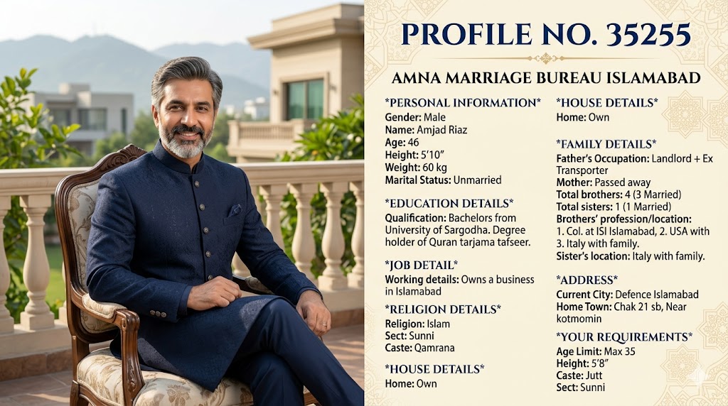 Landlord Single Male Rishta in Islamabad