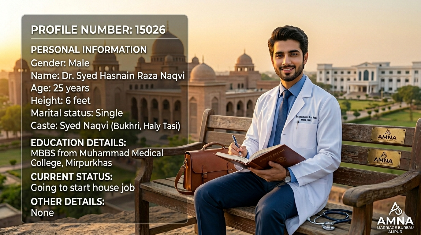 MBBS Boy Rishta in Alipur